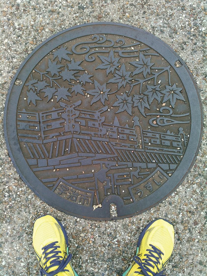 No.140 宇治橋とイロハモミジ(Uji bridge, and Japanese mapl